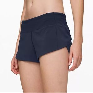 Speed Up Low-Rise Lined Short 2.5" Navy